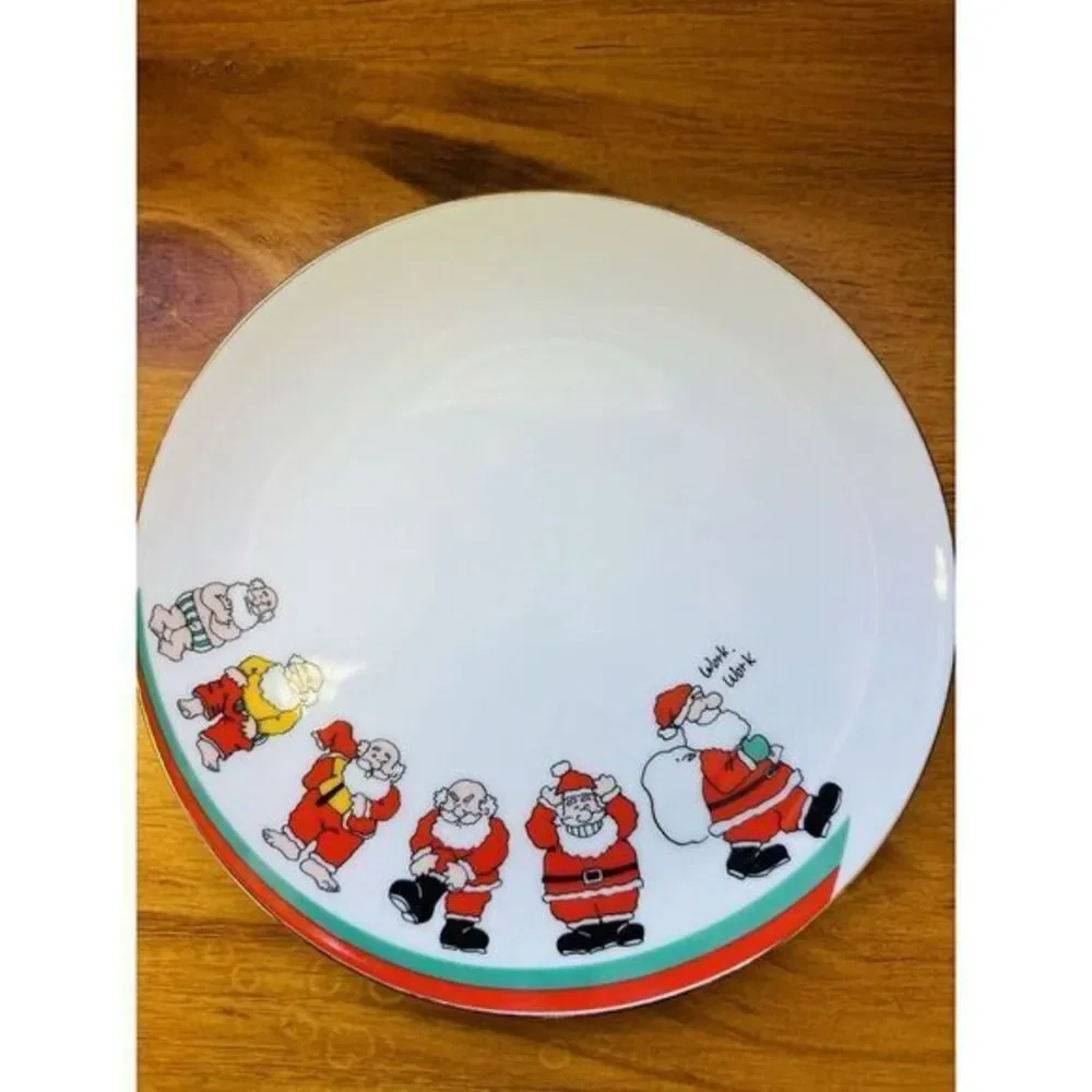 Papel Christmas Santa‎ Plate Happy Holidays Work Work Getting Dressed Japan 8
